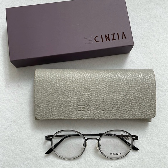 NWT CINZIA Glasses Frame, case and box - Picture 1 of 11